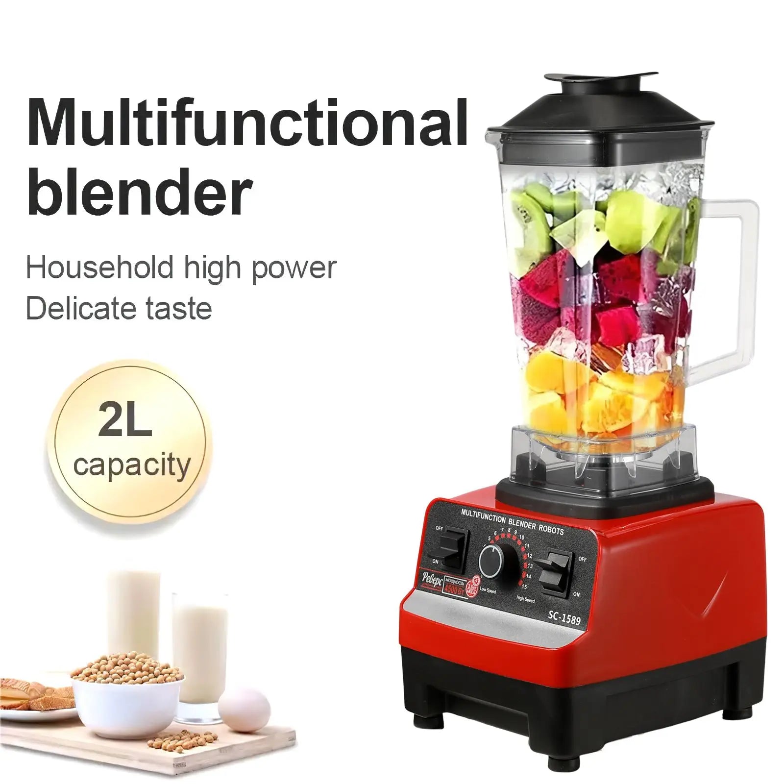 OWJHE 2000W Blender for Food High Power Juicer Baby-Food
