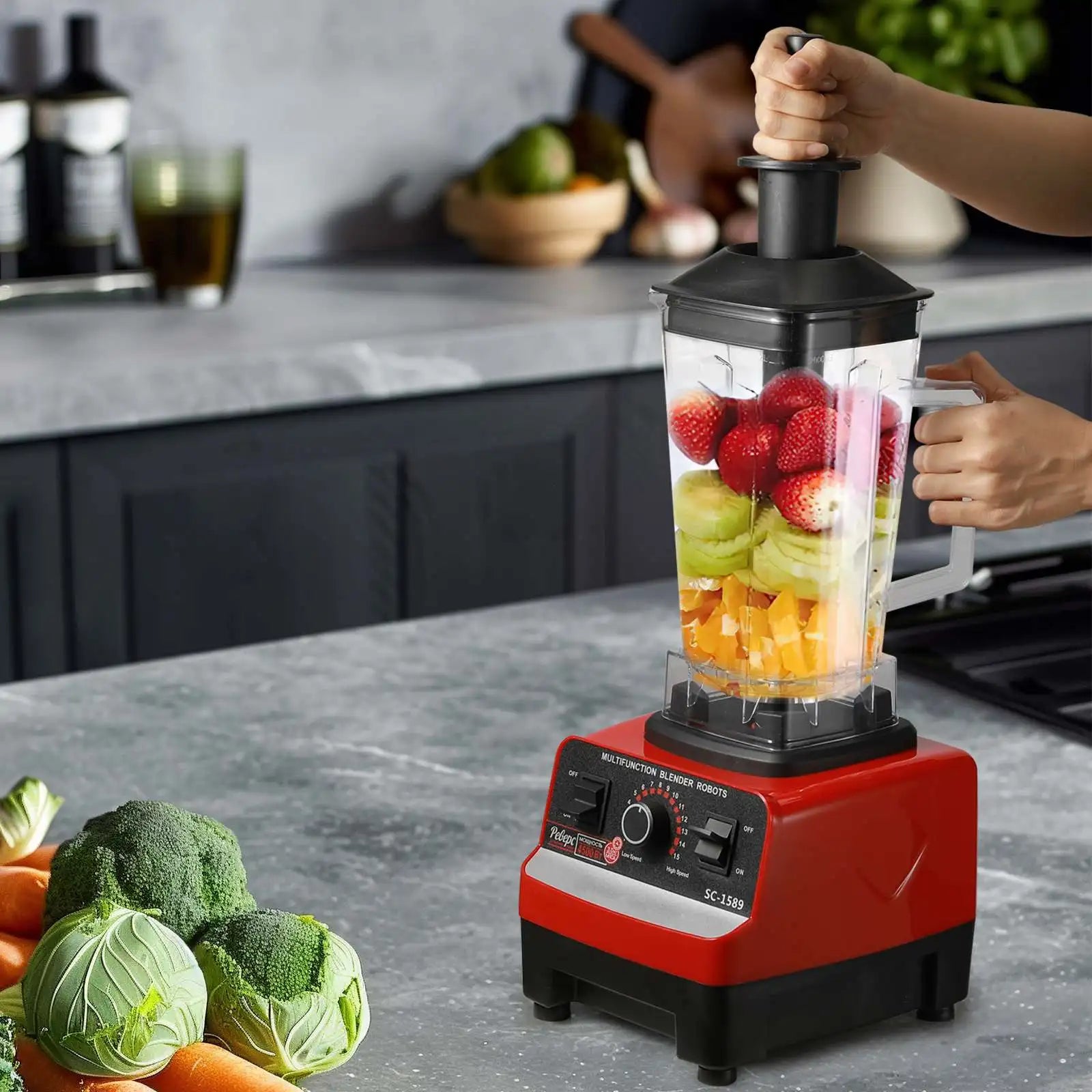 OWJHE 2000W Blender for Food High Power Juicer Baby-Food