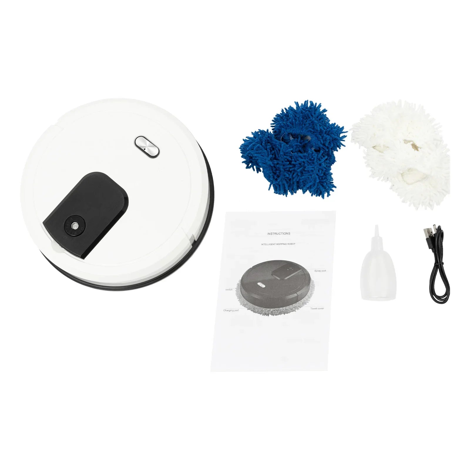 3 In 1 Robot Mop with Self-Emptying Base