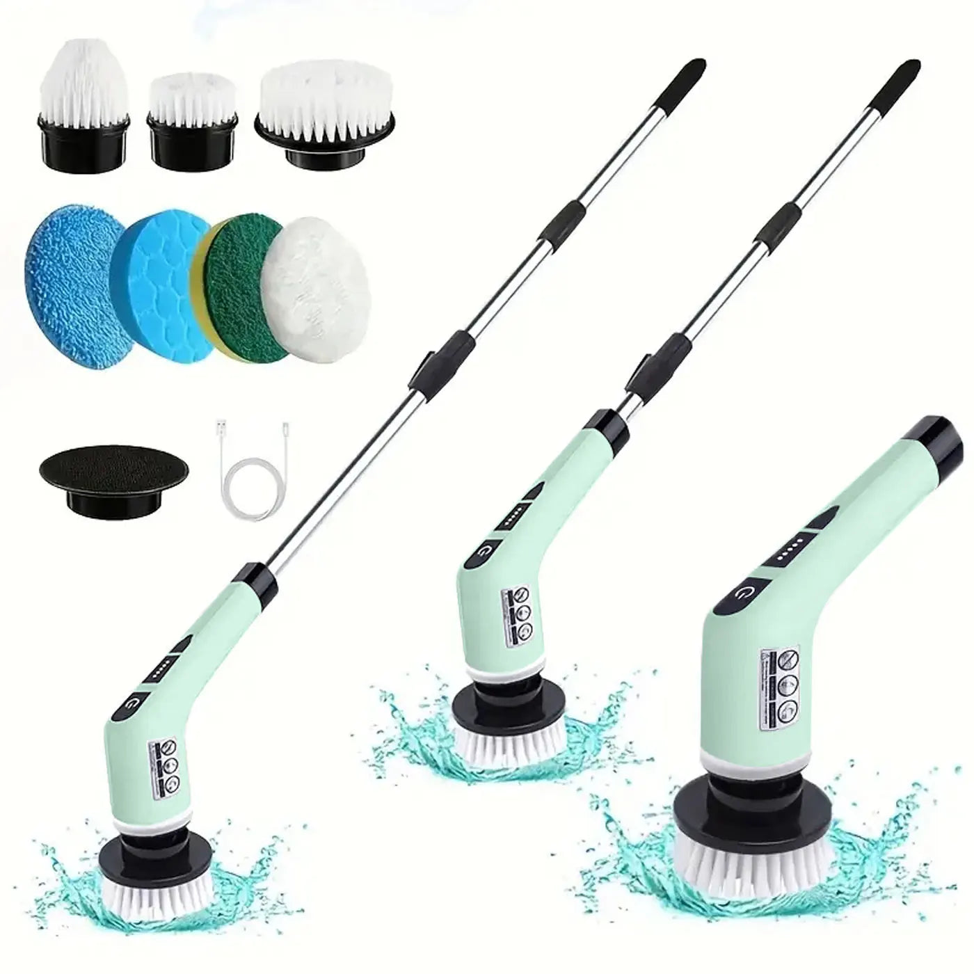 Electric Cleaning Brush, Cordless Electric Rotating Scrubber