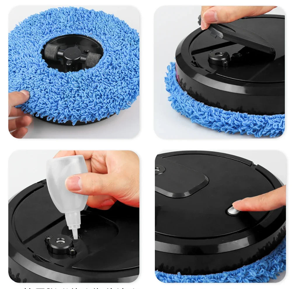 3 In 1 Robot Mop with Self-Emptying Base