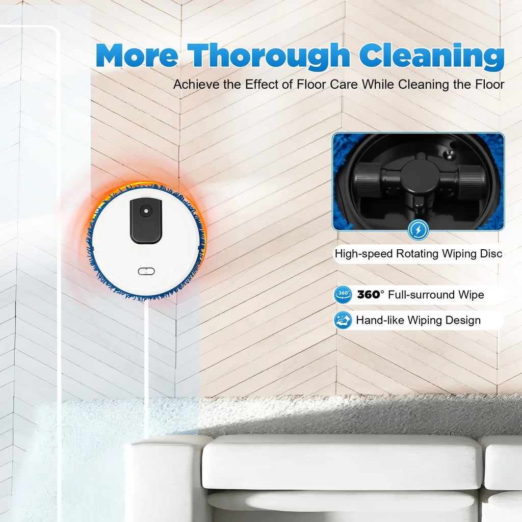 3 In 1 Robot Mop with Self-Emptying Base