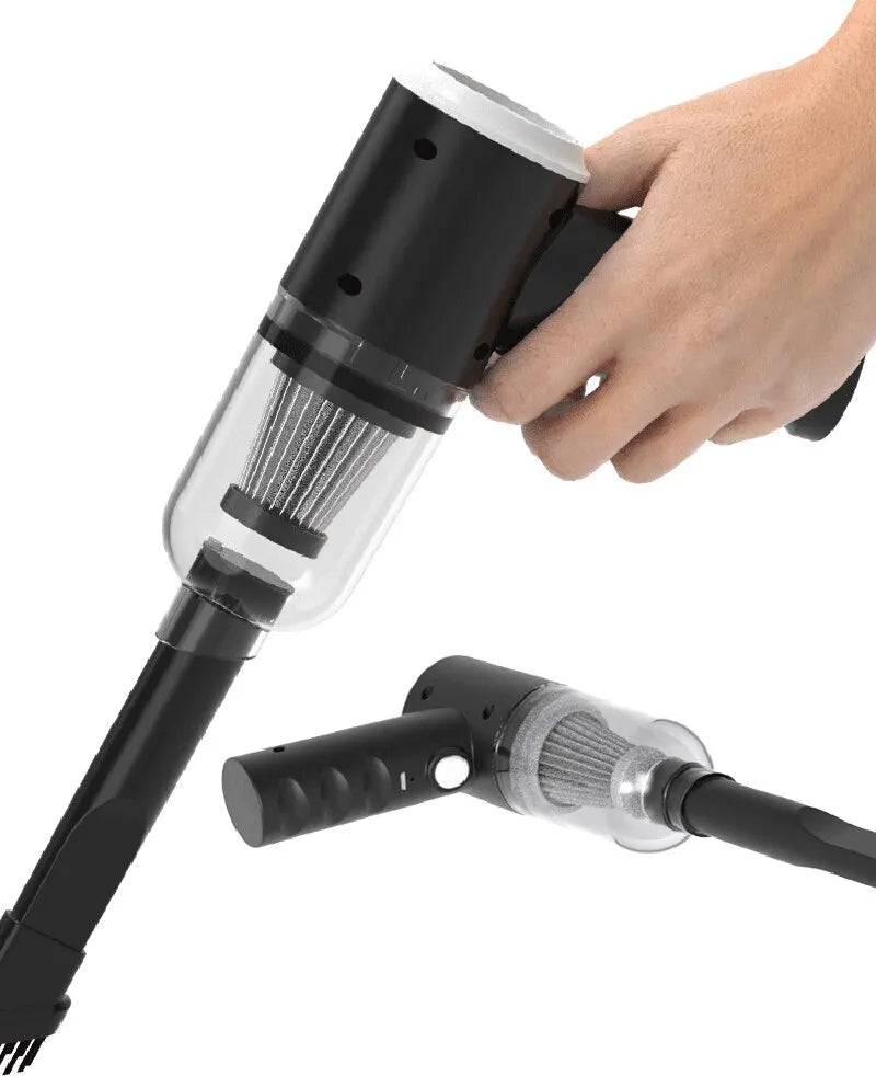 Mini aspirateur de voiture sans fil 9000 Pa batterie 1200 mAh, rechargeable par USB