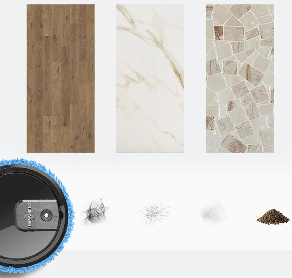 3 In 1 Robot Mop with Self-Emptying Base