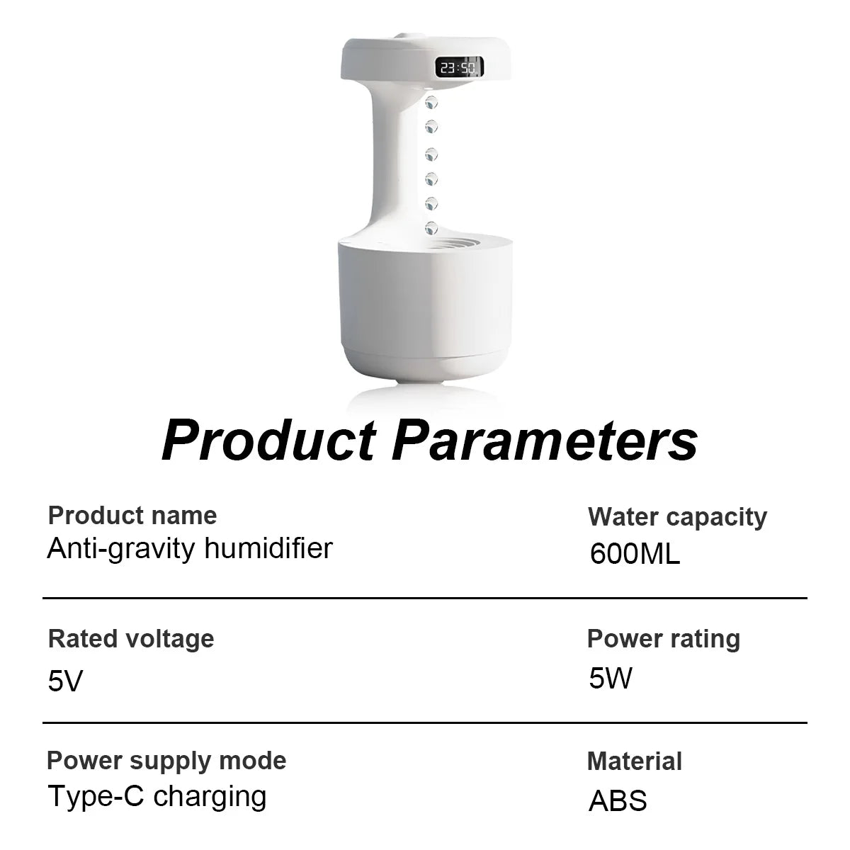 humidificateur antigraviter
