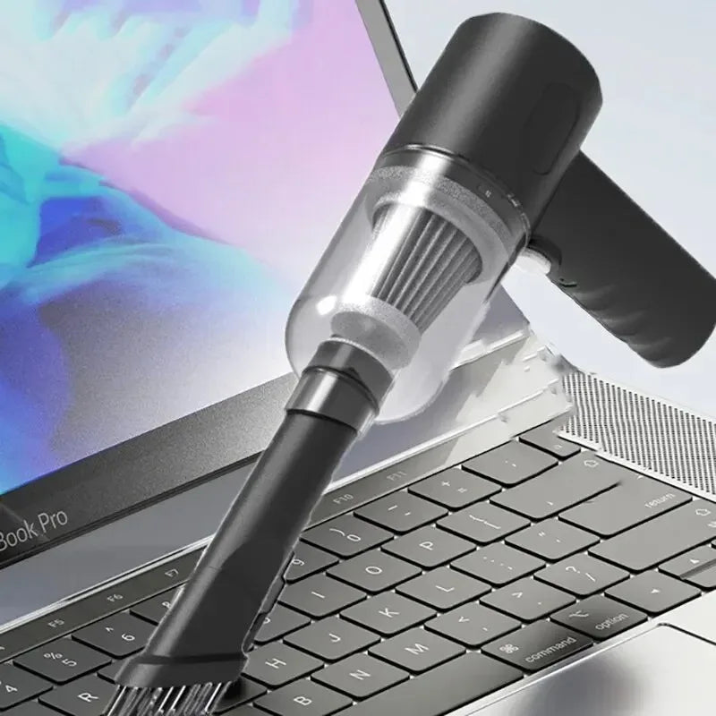 Mini aspirateur de voiture sans fil 9000 Pa batterie 1200 mAh, rechargeable par USB