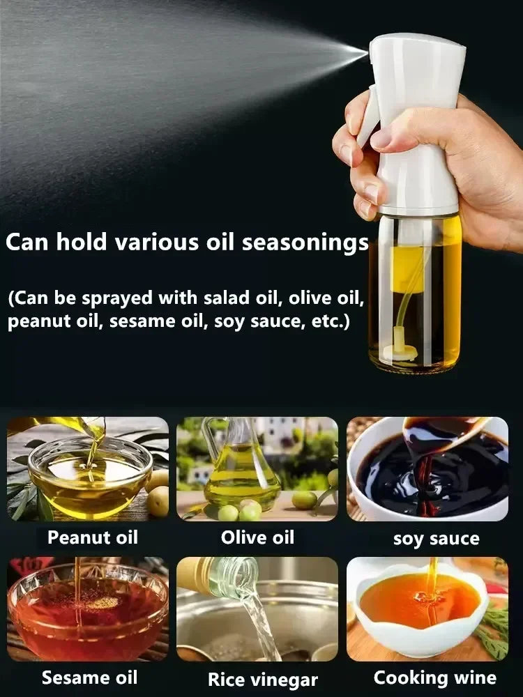 Flacon pulvérisateur d'huile de 200 ml ou 300 ml pour la cuisine